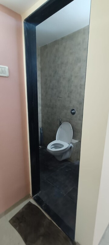 Bathroom in 3 BHK Apartment at Gajra Bhoomi Parth, Ghansoli – for Rent