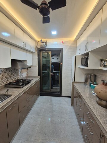 Kitchen in 1 BHK Apartment at Mahape – for Rent