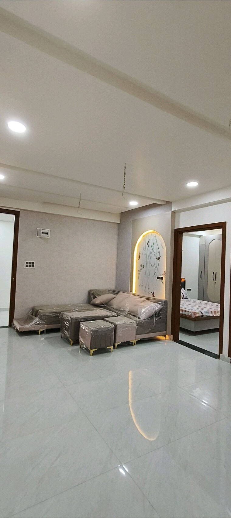 Living Room, mansarovar extension 3 Bedroom 1550 Sq.Ft. Apartment In Mansarovar Extension Jaipur 8517940