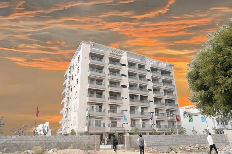 Exterior View, mansarovar extension 3 Bedroom 1550 Sq.Ft. Apartment In Mansarovar Extension Jaipur 8517940