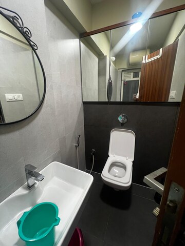 Attached Bathroom in 3 BHK Apartment at Lotus Sky Garden, Malad West – for Rent