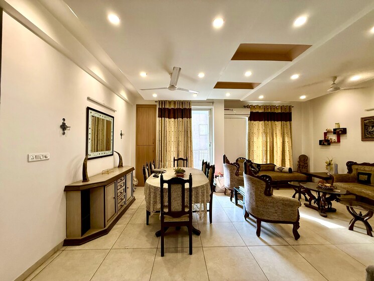 Living Room, sushma-crescent 3 Bedroom 1660 Sq.Ft. Apartment In Dhakoli Zirakpur 8518133