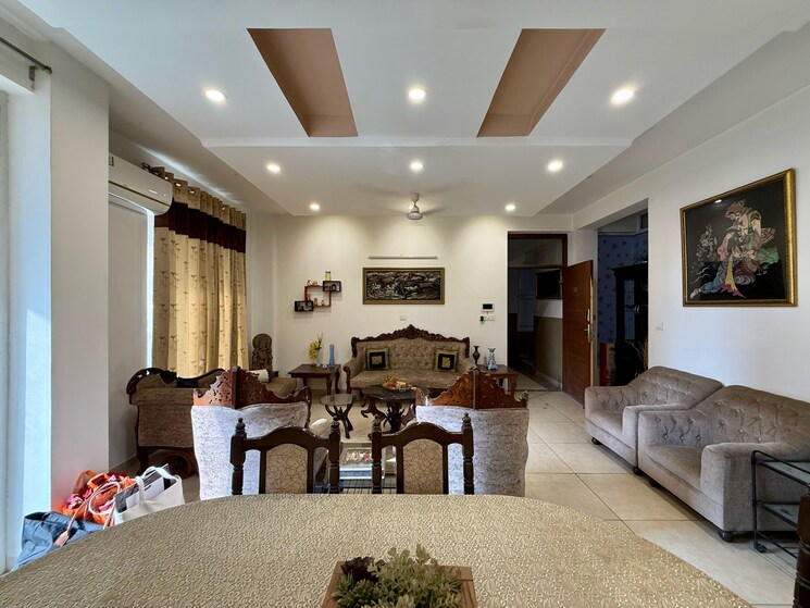 Living Room, sushma-crescent 3 Bedroom 1660 Sq.Ft. Apartment In Dhakoli Zirakpur 8518133
