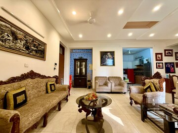 Living Room in 3 BHK Apartment at Sushma Crescent, Dhakoli Village – for Sale