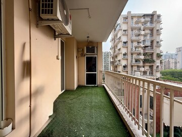 Balcony in 3 BHK Apartment at Sushma Crescent, Dhakoli Village – for Sale