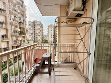 Balcony in 3 BHK Apartment at Sushma Crescent, Dhakoli Village – for Sale