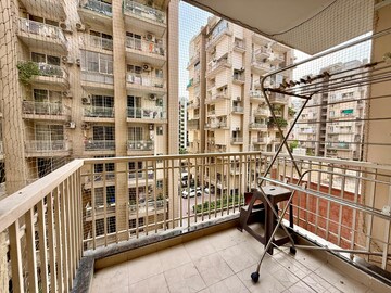 Balcony in 3 BHK Apartment at Sushma Crescent, Dhakoli Village – for Sale