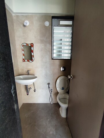 Attached Bathroom in 1 BHK Apartment at Mahavir Kalpavruksha, Ghodbunder Road – for Rent
