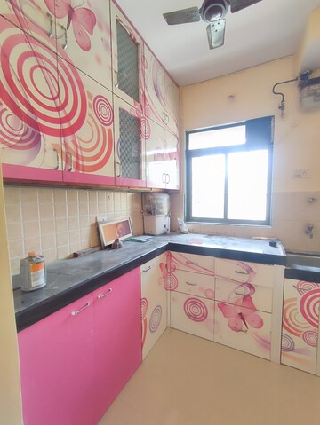 Kitchen in 1 BHK Apartment at Raunak Heights, Ghodbunder Road – for Rent