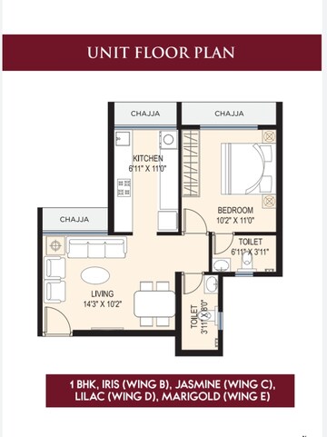 Master Plan in 3 BHK Apartment at Mahaavir Exotique, Kharghar – for Sale