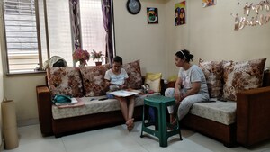 Living Room in 2 BHK Apartment at Chandrakant Society, Charai – for Sale