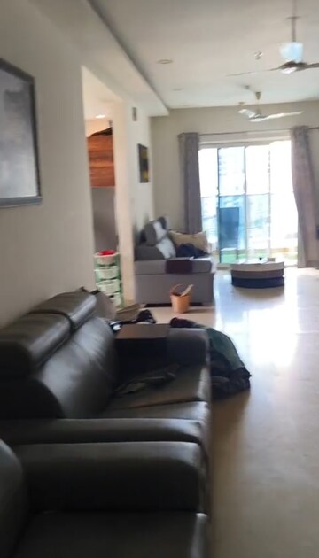 Living Room in 3 BHK Apartment at Golf Edge, Gachibowli – for Rent