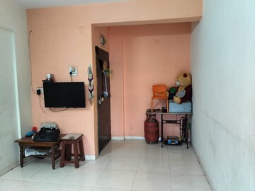Living Room in 1 BHK Apartment at Shweta Park, Thergaon – for Rent