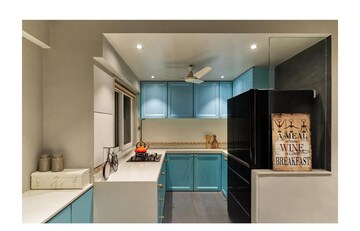 Kitchen in 2 BHK Apartment at Palm Beach Apartments, Versova – for Rent