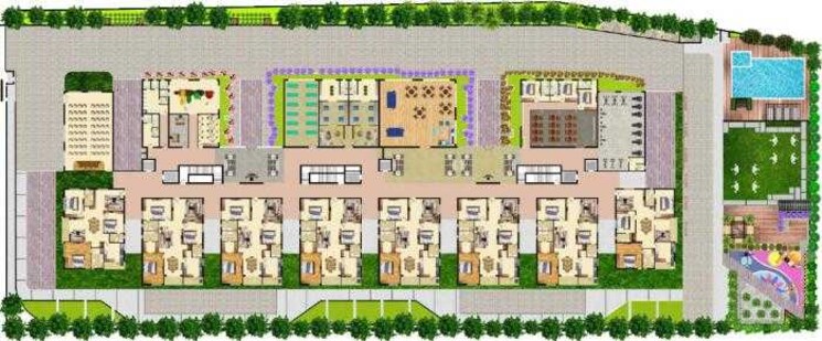 undefined, vamsiram-west-wood 3 Bedroom 2575 Sq.Ft. Apartment In Tolichowki Hyderabad 8518404