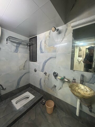 Attached Bathroom in 2 BHK Apartment at Retro Avenue, Kopar Khairane – for Rent