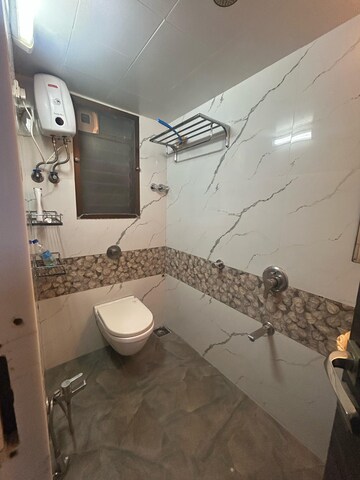 Attached Bathroom in 2 BHK Apartment at Retro Avenue, Kopar Khairane – for Rent