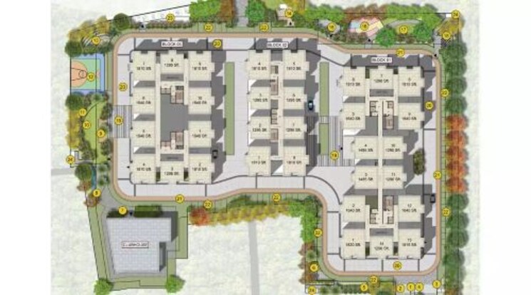 undefined, gem-nakshatra 2.5 Bedroom 1485 Sq.Ft. Apartment In Kokapet Hyderabad 8518491