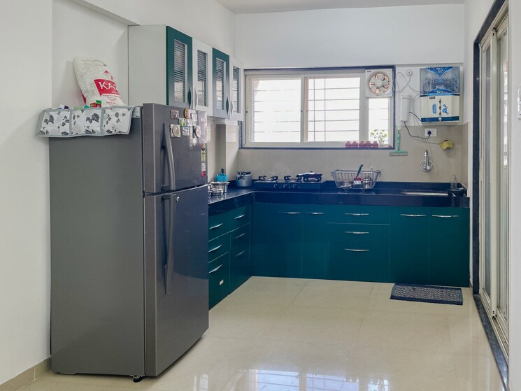 Kitchen, saarrthi-savvy-homes 2 Bedroom 821 Sq.Ft. Apartment In Hinjewadi Pune 8518534