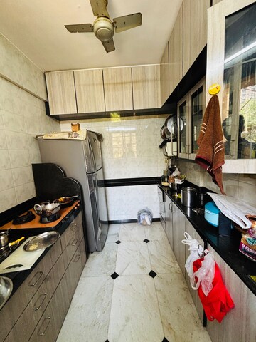 Kitchen in 2 BHK Apartment at Hiranandani Gardens Eternia, Powai – for Rent