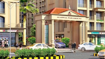2 BHK Apartment – Exterior View View at Agarwal Paramount, Virar West - for Rent