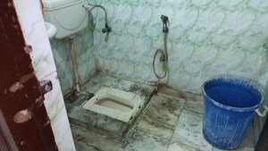Bathroom in 2 BHK Builder Floor at Vaishali Sector 6 – for Sale