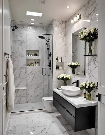 Bathroom in 4 BHK Apartment at Kokapet – for Sale