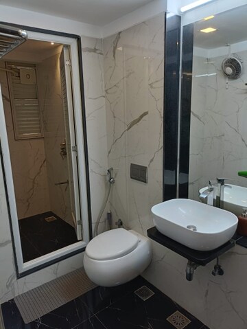 Attached Bathroom in 3 BHK Apartment at Orbit Eternia, Lower Parel – for Rent
