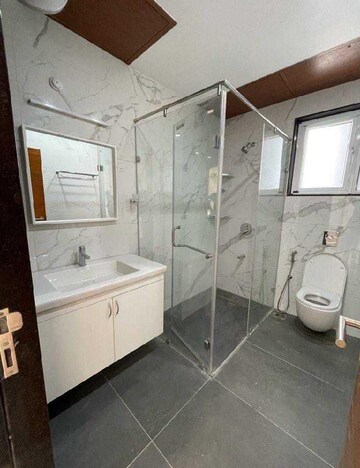 Attached Bathroom in 3 BHK Apartment at My Home Bhooja, Hi Tech City – for Rent