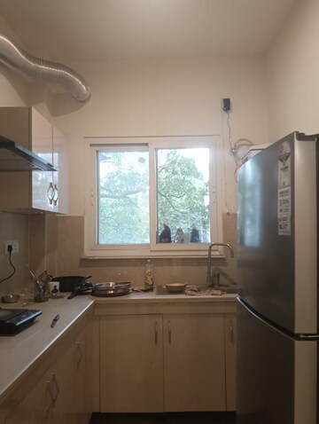 Kitchen in 3 BHK Builder Floor at DLF Star Mall, Sector 30 – for Rent