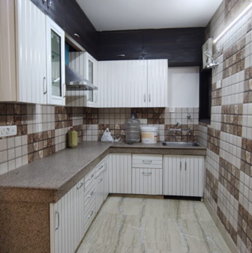 Kitchen in 2 BHK Builder Floor at Malviya Nagar – for Sale
