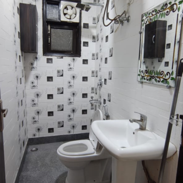 Bathroom in 2 BHK Builder Floor at Malviya Nagar – for Sale
