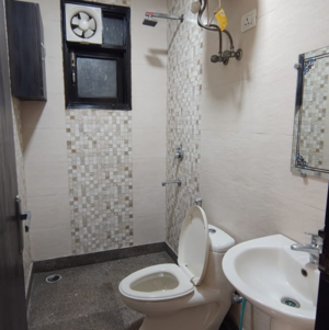 Bathroom in 2 BHK Builder Floor at Malviya Nagar – for Sale