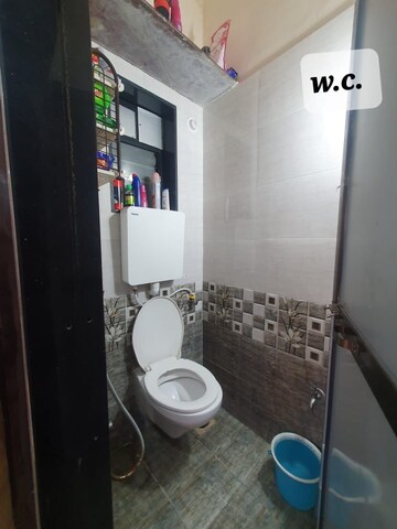 Attached Bathroom in 1 BHK Apartment at Vighnaharta CHS Khanda Colony, Khanda Colony – for Rent