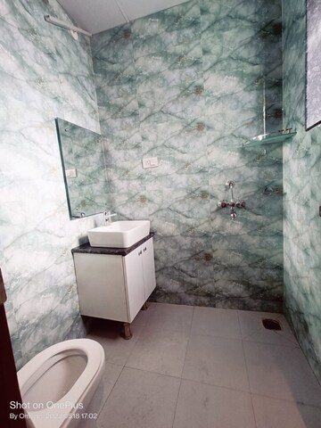 Bathroom in 1 BHK Builder Floor at Sushant Vyapaar Kendra, Sector 43 – for Rent