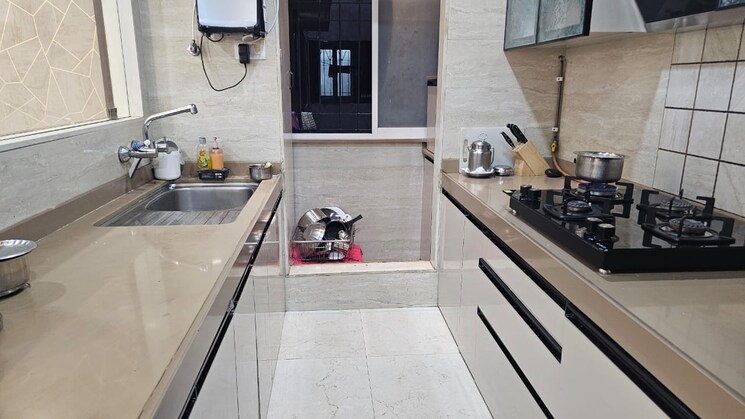Kitchen, dosti-west-county 2 Bedroom 640 Sq.Ft. Apartment In Balkum Pada Thane 8519328