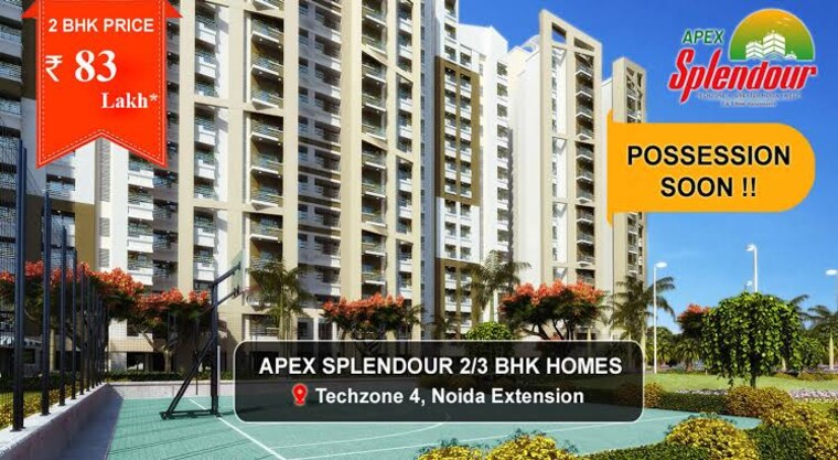 Exterior View, elegant-splendour 2 Bedroom 1061 Sq.Ft. Apartment In Tech Zone 4 Greater Noida Greater Noida 8519460