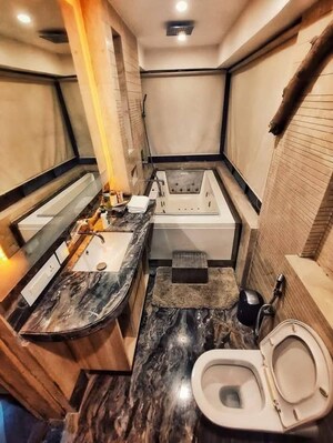 Bathroom in 2 BHK Apartment at Shantee Flamingo Residency, Vasai West – for Sale