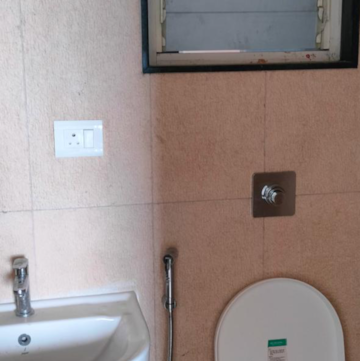 Bathroom in 2 BHK Apartment at VJ YashOne Infinitee, Mumbai Bangalore Highway – for Rent