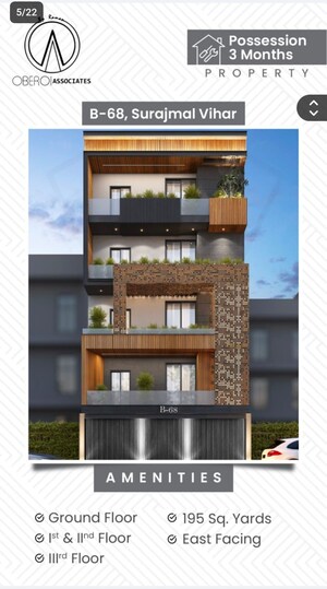 3 BHK Builder Floor For Sale in Surajmal Vihar