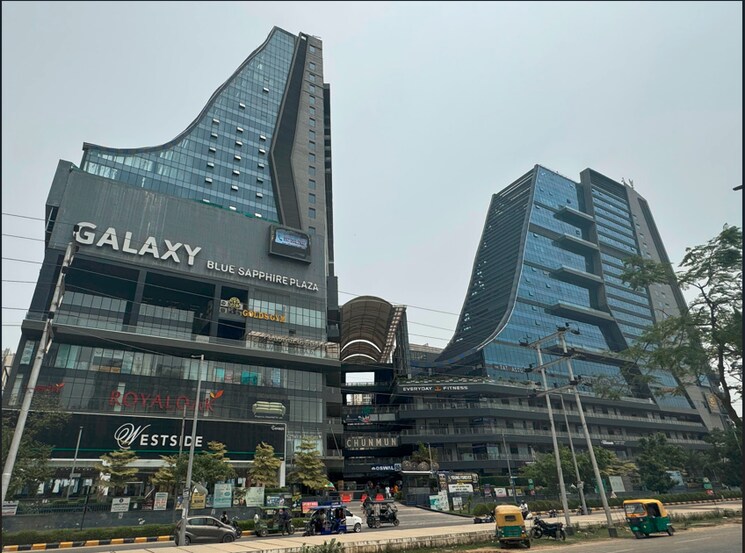 Exterior View, galaxy-blue-sapphire-plaza Commercial Office Space 595 Sq.Ft. In Sector 4 Greater Noida Greater Noida 8515926
