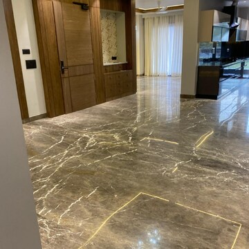 Living Room in 4 BHK Builder Floor at Ansal API Esencia, Sector 67 – for Sale