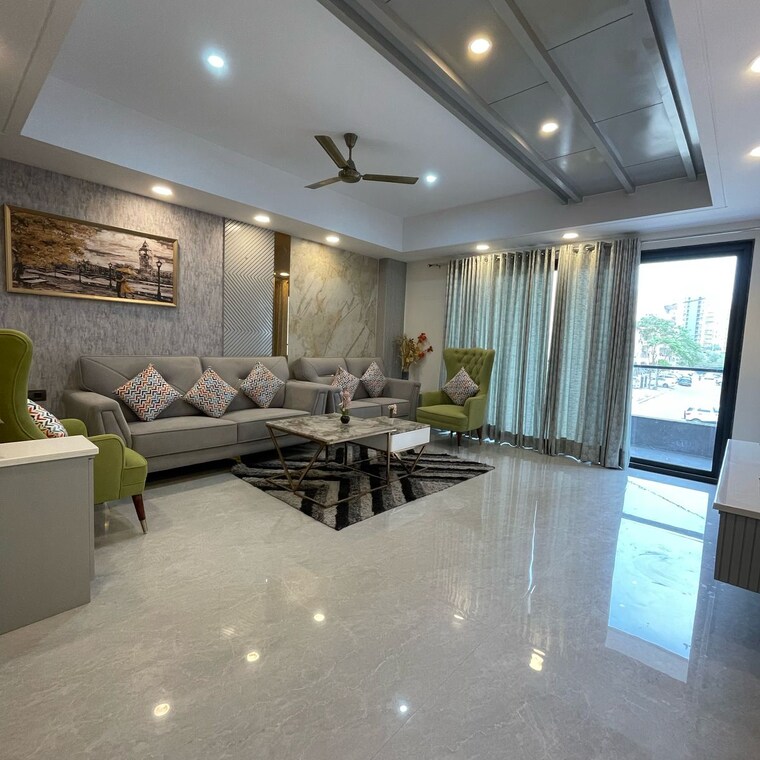 Living Room, ansal-api-esencia 4 Bedroom 299 Sq.Yd. Builder Floor In Sector 67 Gurgaon 8520498