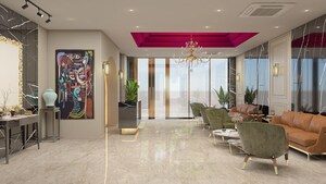 Living Room in 3 BHK Apartment at Vardhman Kings Court, Vaishali Nagar – for Sale