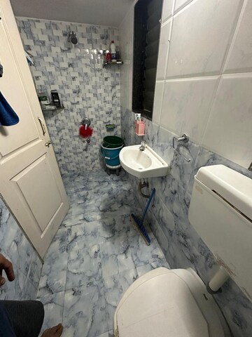Bathroom in 2 BHK Apartment at DSS Mahavir Trinklets, Kanjurmarg East – for Rent