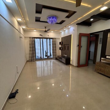 Living Room in 3 BHK Apartment at Raheja Serenity, Khatau Estate – for Rent