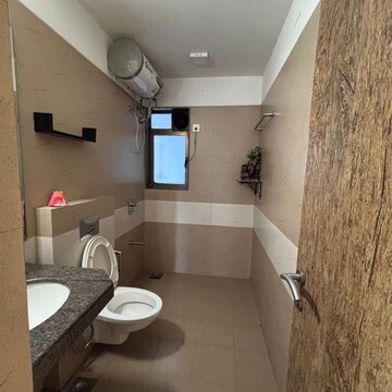 Bathroom in 3 BHK Apartment at Raheja Serenity, Khatau Estate – for Rent