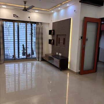 Living Room in 3 BHK Apartment at Raheja Serenity, Khatau Estate – for Rent