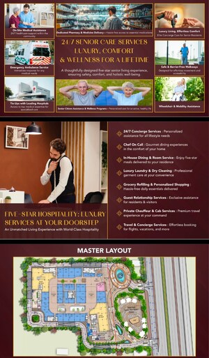 Master Bedroom in 3.5 BHK Apartment at Sector 27a – for Sale