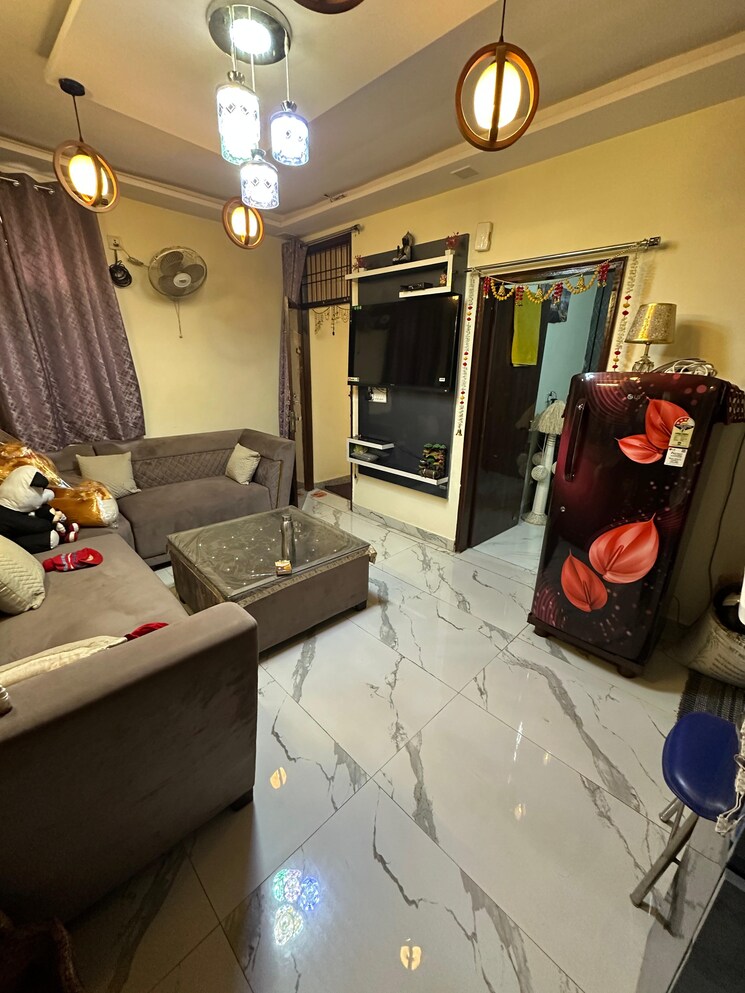 Living Room, rohini sector 24 2 Bedroom 28 Sq.Mt. Builder Floor In Rohini Sector 24 Delhi 8520753